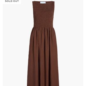Hill House Cosima Dress in Chocolate NWT